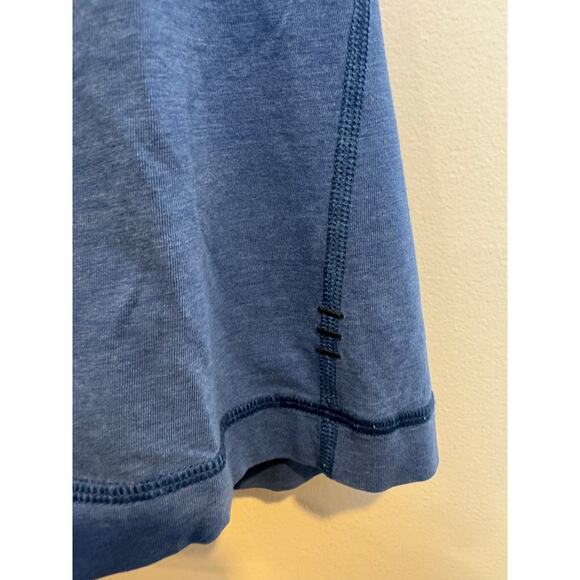 Lululemon Men’s 5 Year Basic V Neck Pima Cotton Blue Short Sleeve Tee Large - Picture 5 of 6